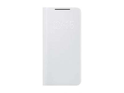 EF-NG991PJEGUS | Galaxy S21 5G LED Wallet Cover, Gray | Samsung Business US