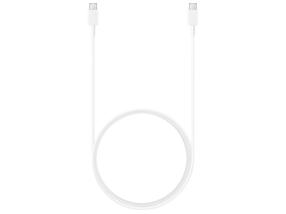 1.8m USB-C to USB-C Cable 5A, White | Samsung US