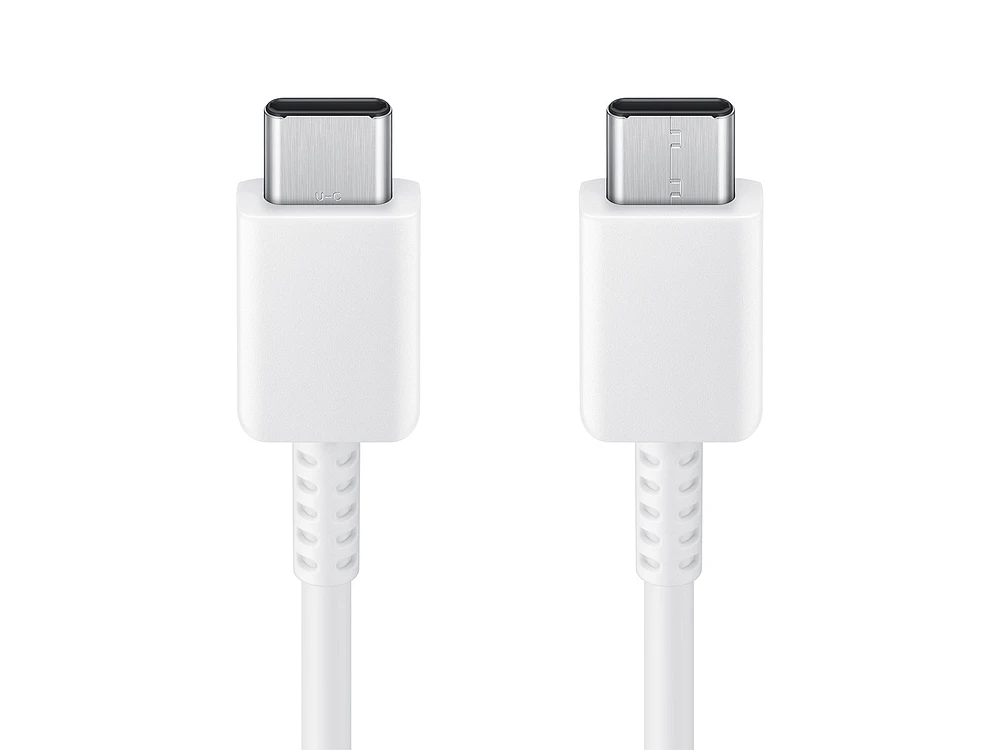 1.8m USB-C to USB-C Cable 5A, White | Samsung US