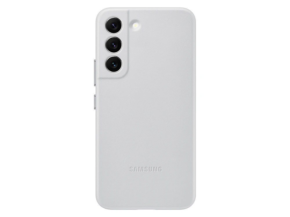 Galaxy S22 Leather Cover, Light Gray Mobile Accessories - EF-VS901LJEGUS | Samsung US