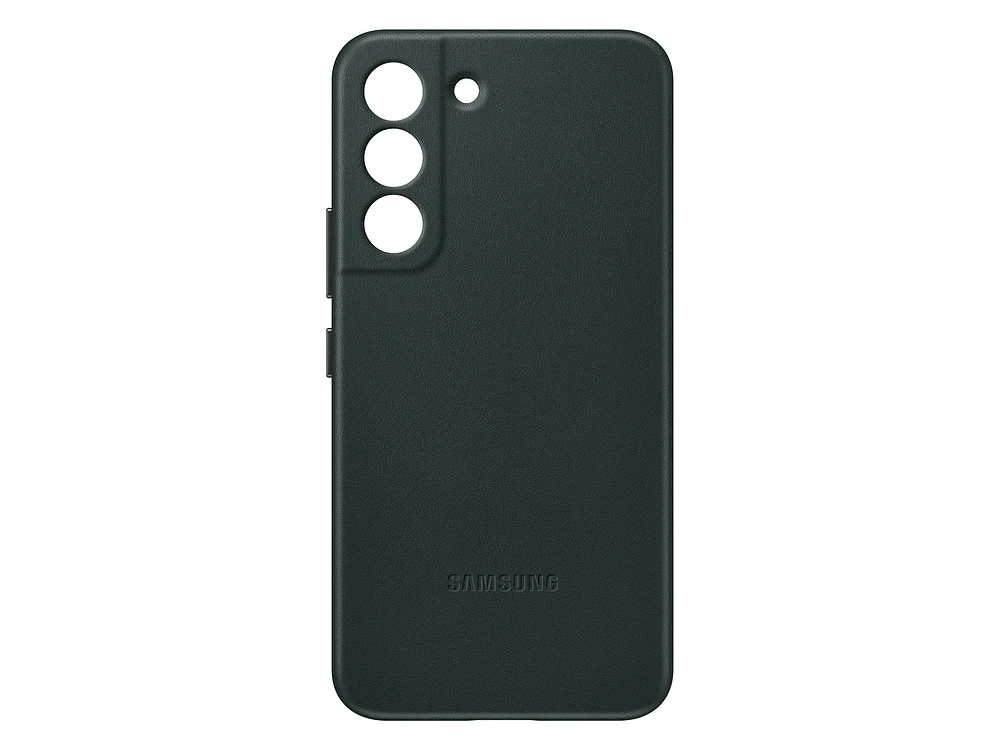 Galaxy S22 Leather Cover, Forest Green Mobile Accessories - EF-VS901LGEGUS | Samsung US