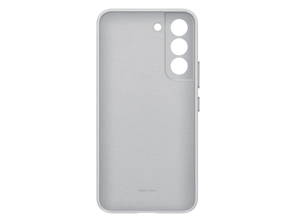 Galaxy S22 Leather Cover, Light Gray Mobile Accessories - EF-VS901LJEGUS | Samsung US