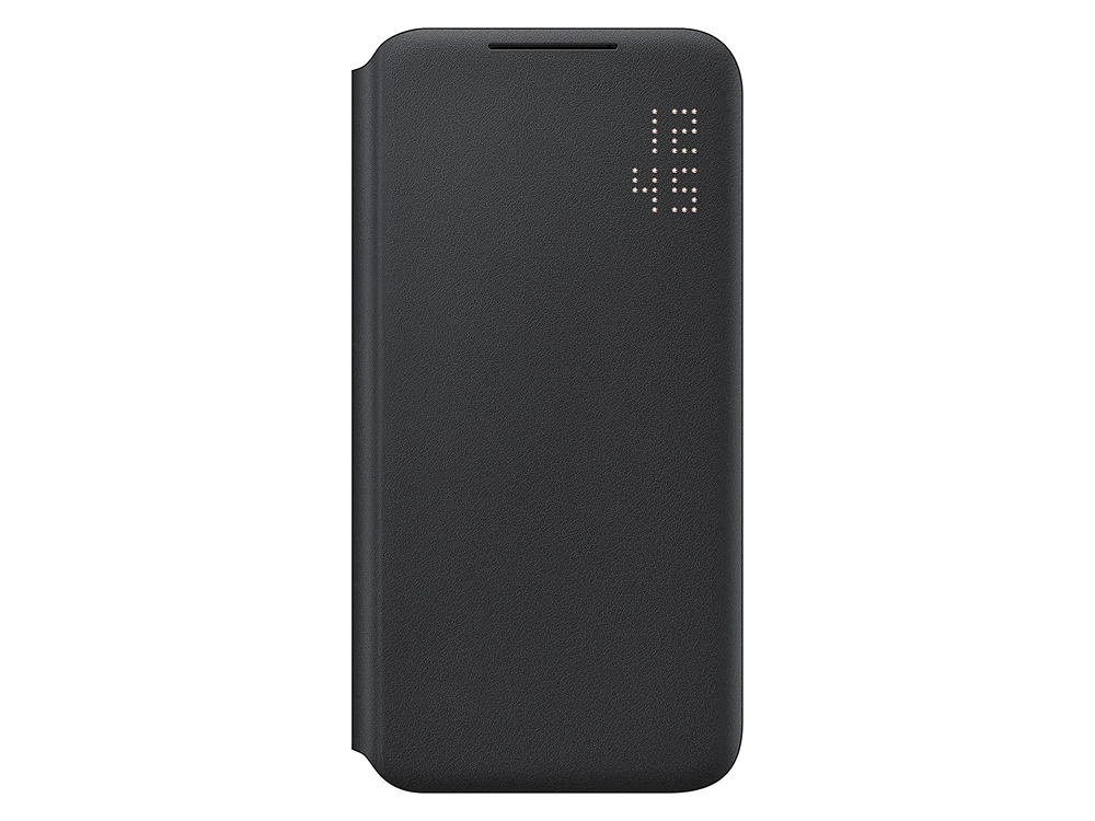 Galaxy S22 LED View Cover, Black Mobile Accessories - EF-NS901PBEGUS | Samsung US