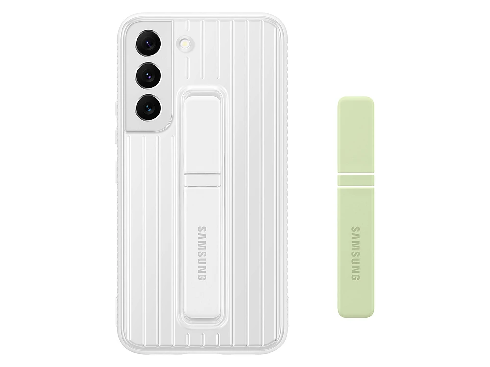 Galaxy S22 Protective Standing Cover, White Mobile Accessories - EF-RS901CWEGUS | Samsung US