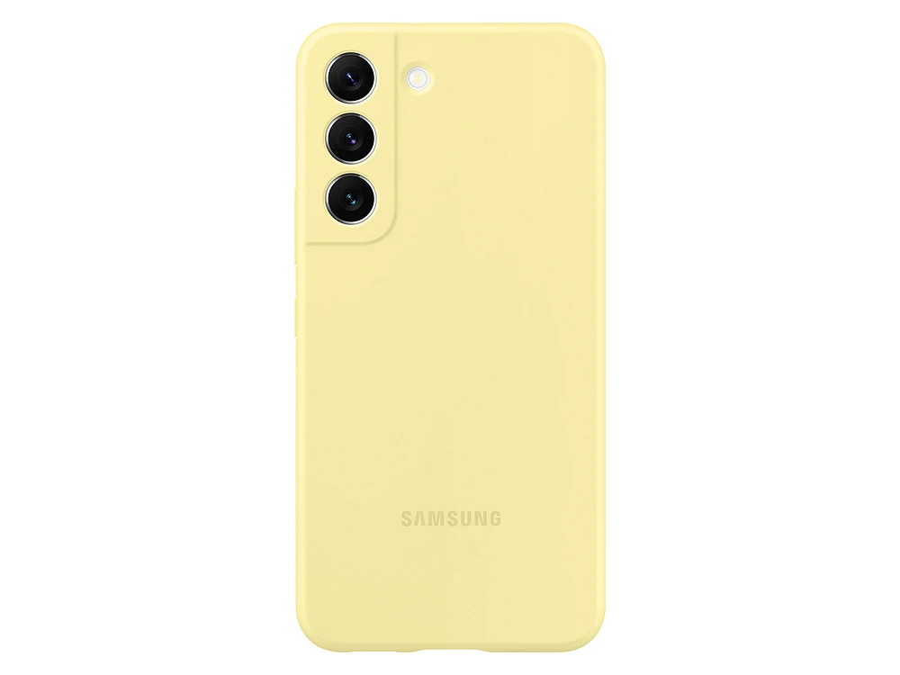 Galaxy S22 Silicone Cover, Butter Yellow Mobile Accessories - EF-PS901TYEGUS | Samsung US