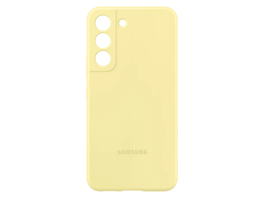 Galaxy S22 Silicone Cover, Butter Yellow Mobile Accessories - EF-PS901TYEGUS | Samsung US