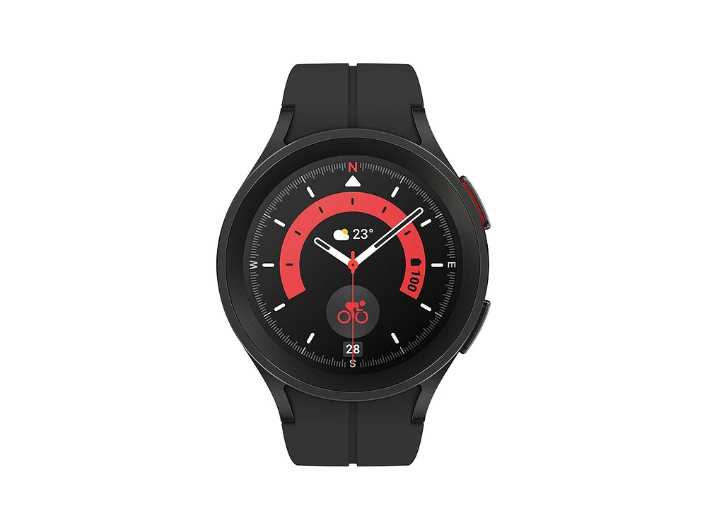 SM-R925UZKAXAA | Galaxy Watch5 Pro, 45mm, Black Titanium, LTE | Samsung Business US