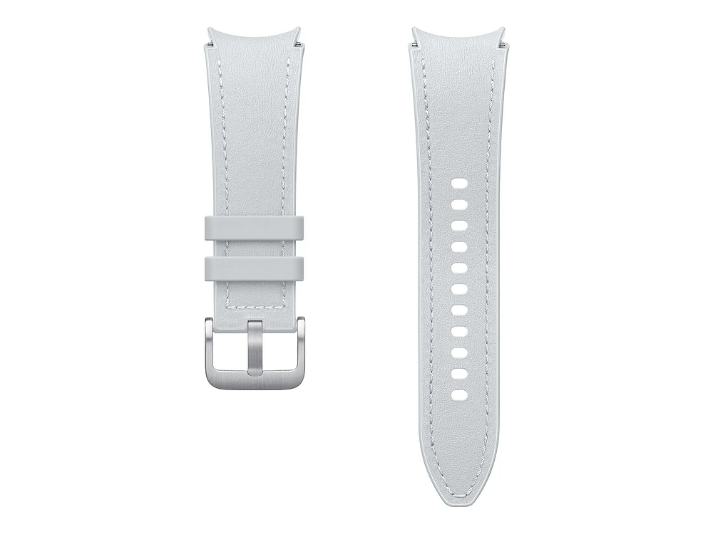 Galaxy Watch Hybrid Eco-Leather T-Buckle Band, S/M, Silver Mobile Accessories - ET-SHR95SSEGUJ | Samsung US