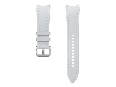 Galaxy Watch Hybrid Eco-Leather T-Buckle Band, M/L, Silver Mobile Accessories - ET-SHR96LSEGUJ | Samsung US