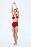 Culotte de bikini taille haute