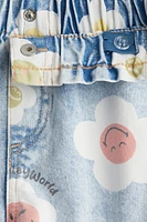 Loose Fit Denim Shorts