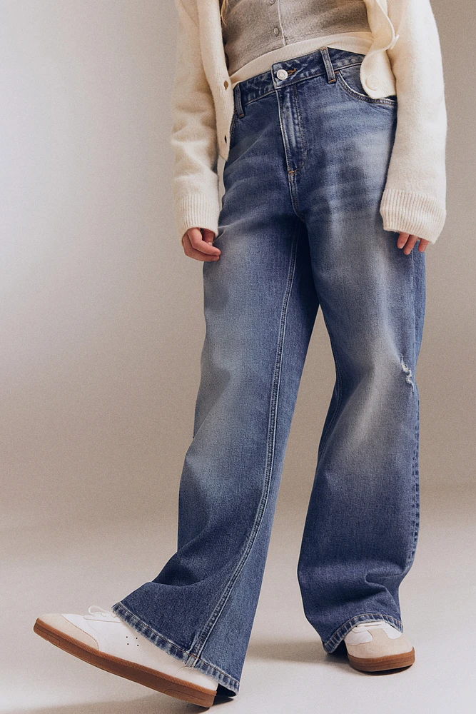 Baggy Fit Bootcut Leg Jeans