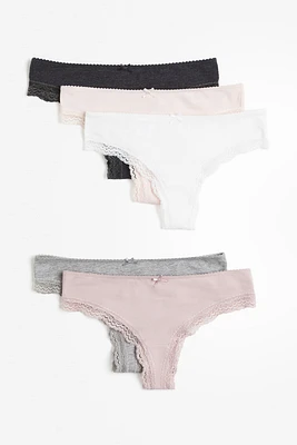 Lot de 5 culottes brésiliennes