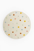 Cotton Rug with Tufted Dots