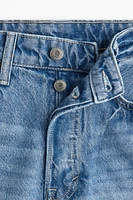 High-Waist Denim Shorts