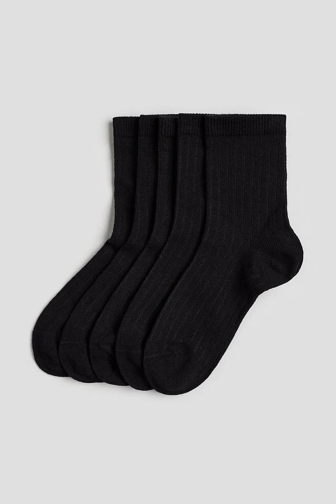 Lot de 5 paires chaussettes scolaires