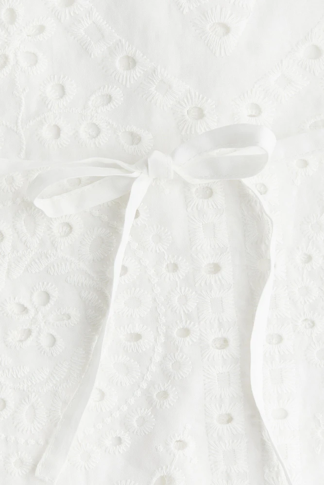 MAMA Before & After Eyelet-Embroidered Blouse