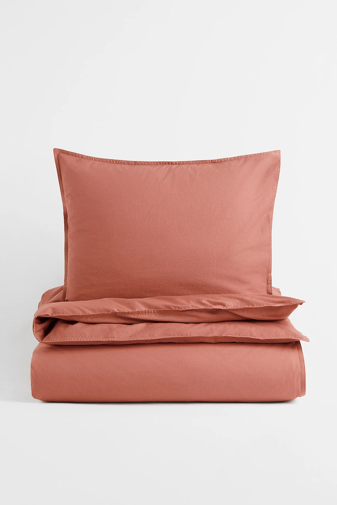 Washed Cotton Duvet Cover Set