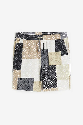 Regular Fit Pajama Shorts