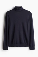 Slim Fit Fine-Knit Turtleneck Sweater