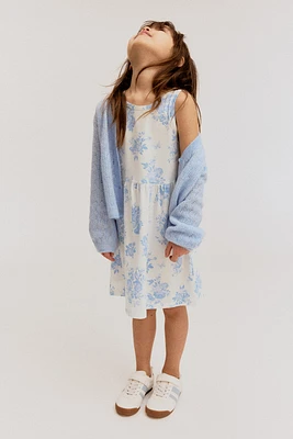 Robe à motif en coton