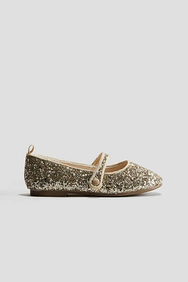 Glittery Ballet Flats