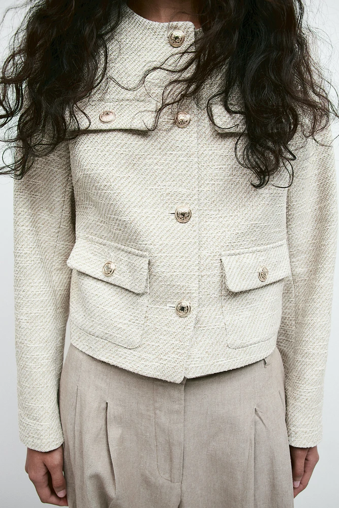 Textured-weave Jacket