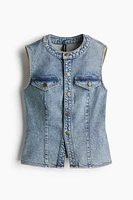 Denim Suit Vest