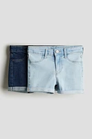 Lot de 2 shorts en denim