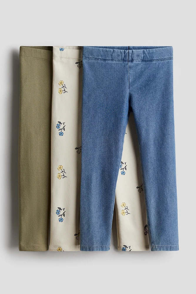 3-pack Cotton Leggings