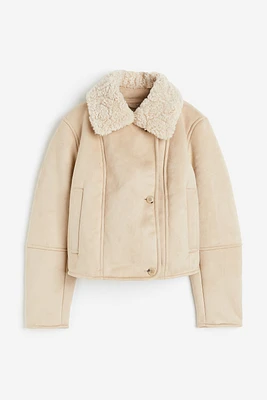 Teddy-fleece-lined Jacket