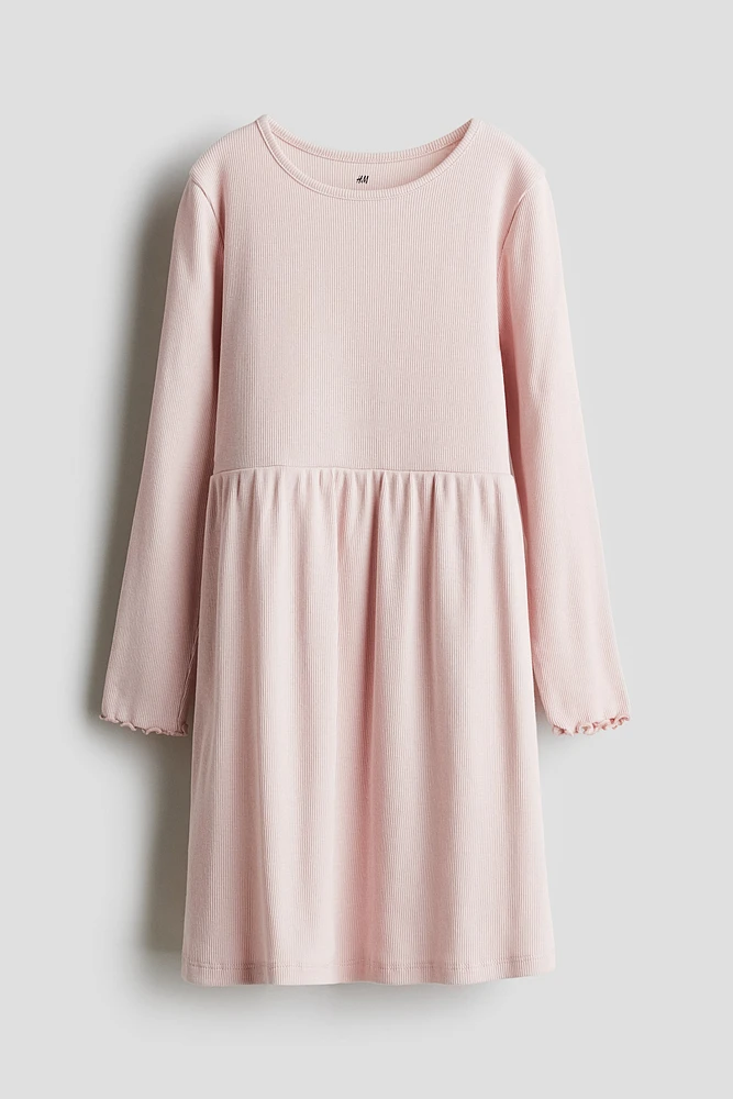 Ribbed Jersey Dress