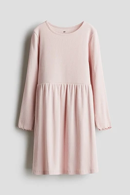 Ribbed Jersey Dress