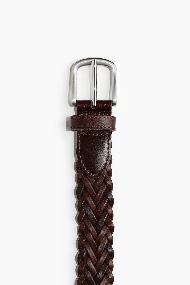 Braided Leather Belt