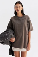 Oversized Motif-detail T-shirt