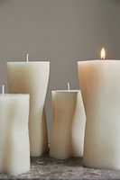 Asymmetric Pillar Candle