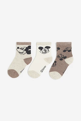 3-pack Motif-detail Socks