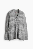 Cable-knit Sweater