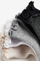 5-pack Ruffle-trimmed Socks