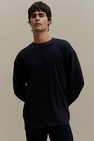 Loose Fit Long-Sleeved Sports Shirt