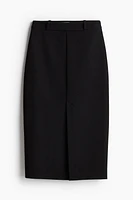 Twill Pencil Skirt