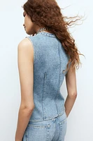 Denim Suit Vest