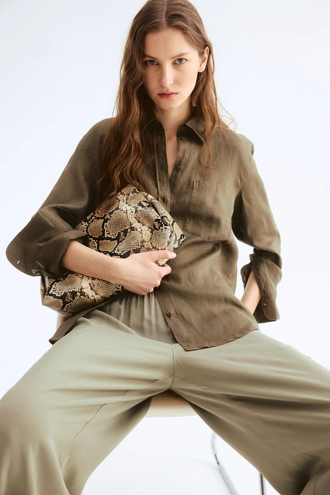 Pantalon à taille élastique