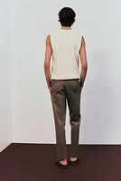 Slim-Fit Crop Pants