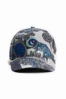 Abstract-Motif Cotton Cap