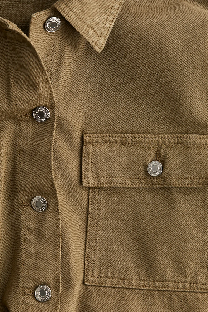 Veste en denim avec ceinture
