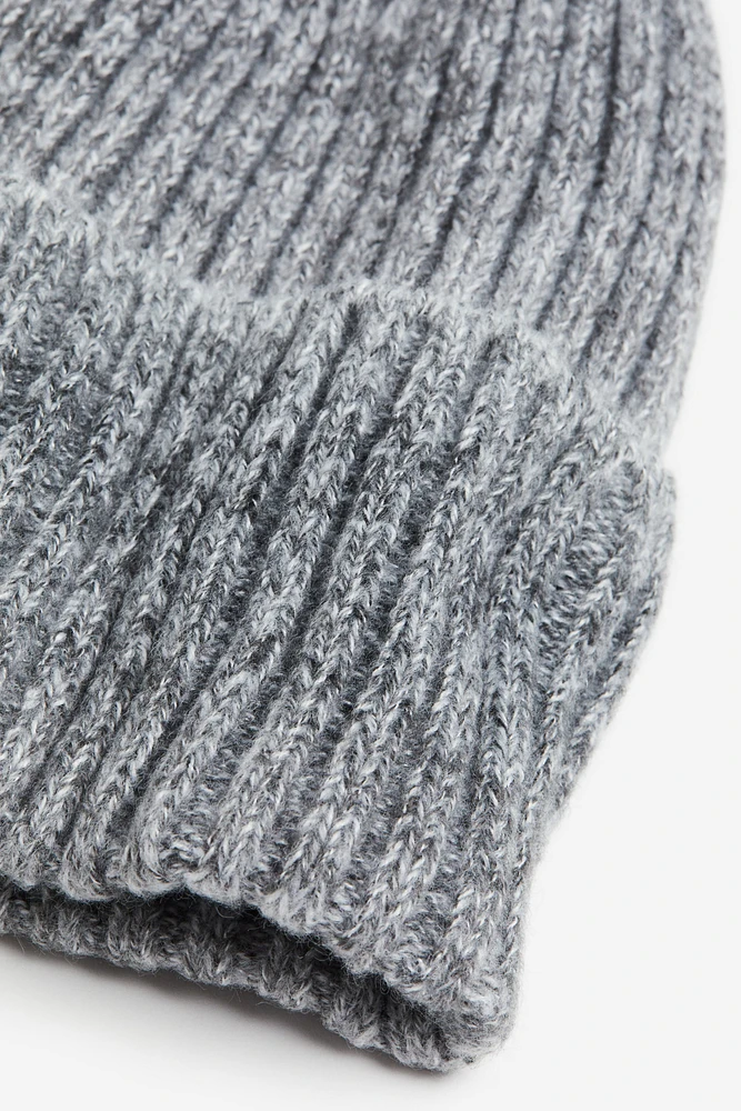 Rib-knit Hat