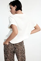 Oversized T-Shirt with Motif