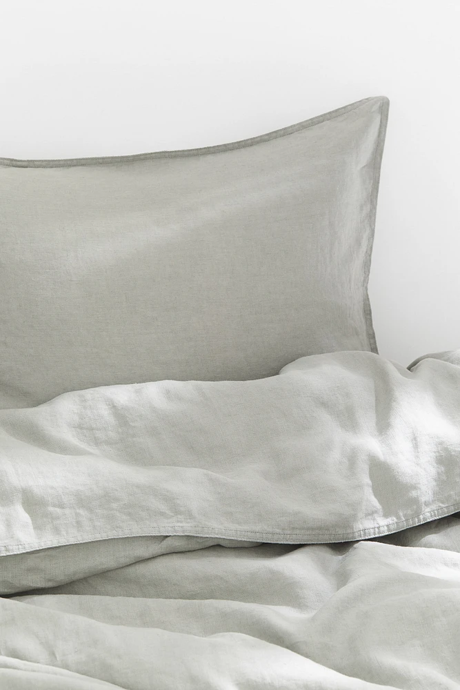 Linen Twin Duvet Cover Set