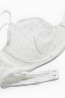 Non-padded Underwire Mesh Bra
